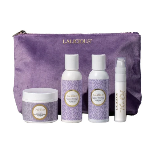 LaLicious Sugar Lavender Travel Kit 3 LaLicious Sugar Lavender Travel Kit